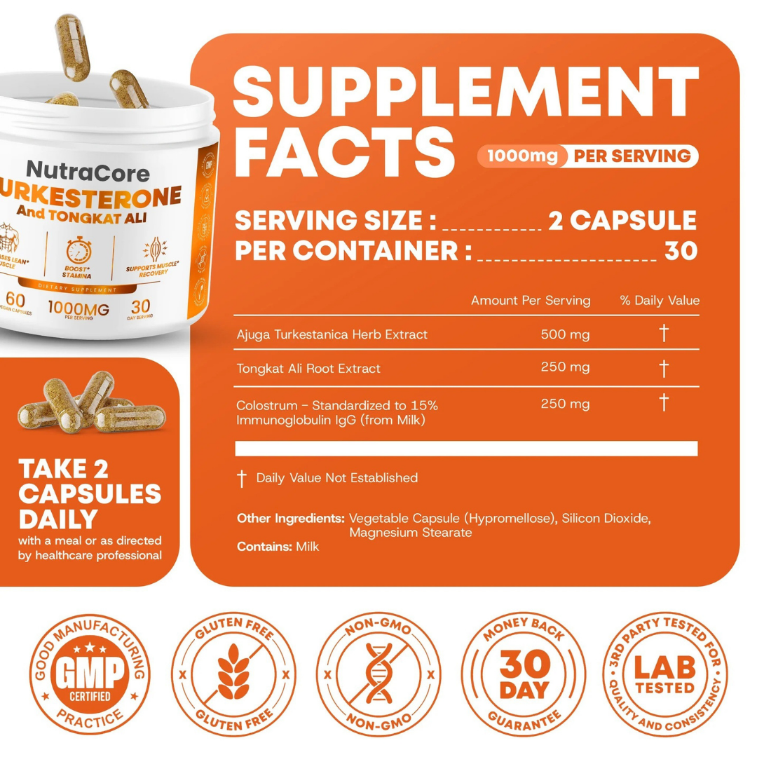 NutraCore®- Turkesterone & Tongkat Ali