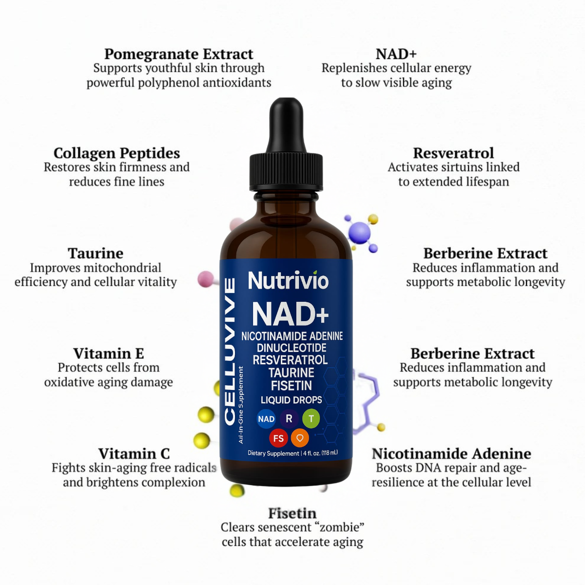 Nutrivio NAD+ Supplement Drop